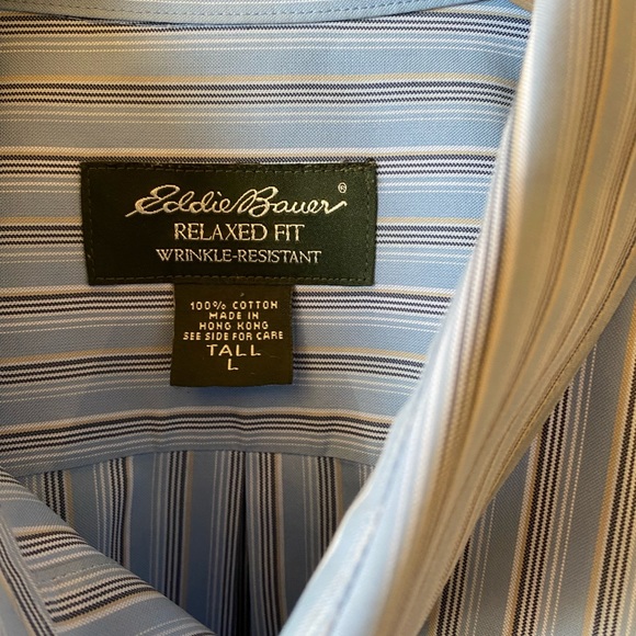 Eddie Bauer Crisp Cotton Dress Shirt NWOT - Picture 5 of 5